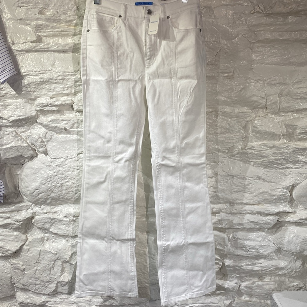NWT J.McLaughlin white jeans size 4